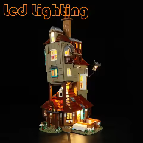Lighting Led Kit For LEGO 76437 Potter The Burrow Not Include Building Blocks (Only Lighting Set)