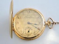 1920-30年代瑞士真品 正18K金 750 SPARTA 斯巴達 精雕刻紋幾何圖古董機械懷錶 復古復刻懷錶