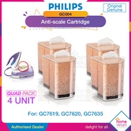 Philips GC004 x 4 Unit Cartridge For Steam Iron GC7619 GC7620, GC7635 (Quad Pack)