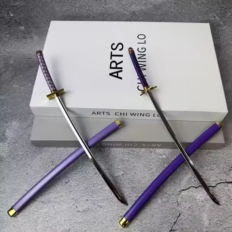 10inch Anime Bleach Katana Real Size Japanese Katana Samurai Sabre Kurosaki Ichigo Fake Sword Aizen 