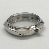 45mm Sapphire /Mineral Watch Case 316L Steel for ETA 6497 6498 Seagull ST3600 3621 Movement Replacement Accessories