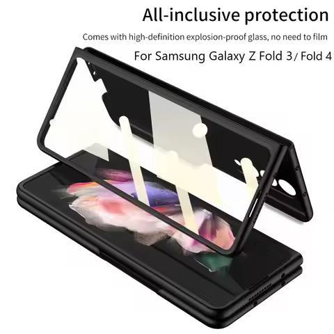 Ultra-thin Dropproof Folding Phone Case For Samsung Galaxy Z Fold 3 Fold 4 5G Fold3 Fold4 Case Cover