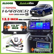 Toyota Harrier XU80 2022-2024 - 12.3 inch BBA Casing Android with socket canbus