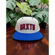 Brixton Hamilton Snapback Cap White Blue