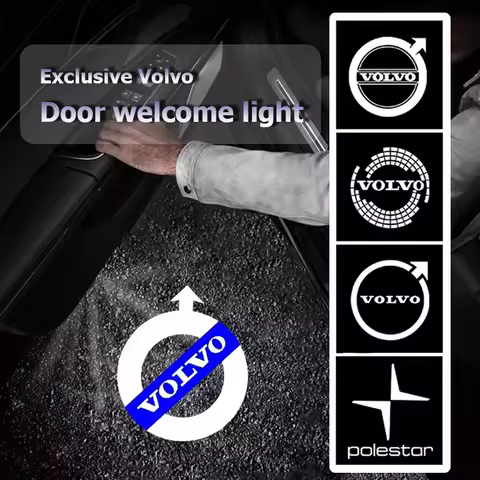Car LED High-Definition Welcome Light Auto Projection Lamps For Volvo ES90 EC40 EX40 EM90 XC90 V90 V