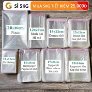 Wholesale 5kg Opp Adhesive Bags - Sizes 11x16, 12x27, 14x22, 15x22, 16x24, 17x24, 18x24, 20x30cm Opp