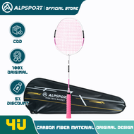 Vợt cầu lông ALPSPORT SZZ100 sợi carbon nguyên bản 10kg 4U