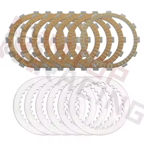 Motorcycle Steel Clutch Friction Plate Sheet Set For Honda CB400 Super Four 1992-2020 CB-1 NC27 1987