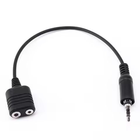 2pin K type Plug Adapter Cable for Yaesu VX-700 VX-710 VXA-220 EVX-S24 Walkie Talkie Headphone Conve