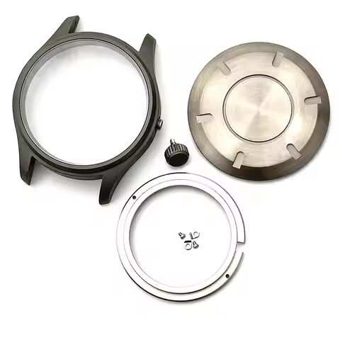 40mm NH35 ETA2824 Titanium Watch Case No Logo For Hamilton Khaki Field Seiko Automatic Movement 10BA