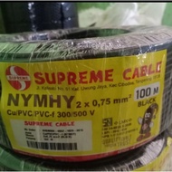 NYYHY STRINGED CABLE 2X0.75MM 2X0.75 MM 2X0.75 SUPREME STRINGED ROLL @ 100M METER