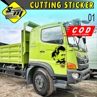 Stiker Cutting Kabin Samping Truck Hino 500-iwan fals sp 01