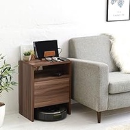 JK Plan FBE-0001-DB Router Storage Box with Cable Holder, Cleaning Robot Storage, Roomba Base, Roomb