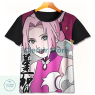 3D Kids T-Shirt | Printing Shirt [3D T-Shirt - Naruto Anime Shirt Sakura Model 3 - 3D Printing T-Shi
