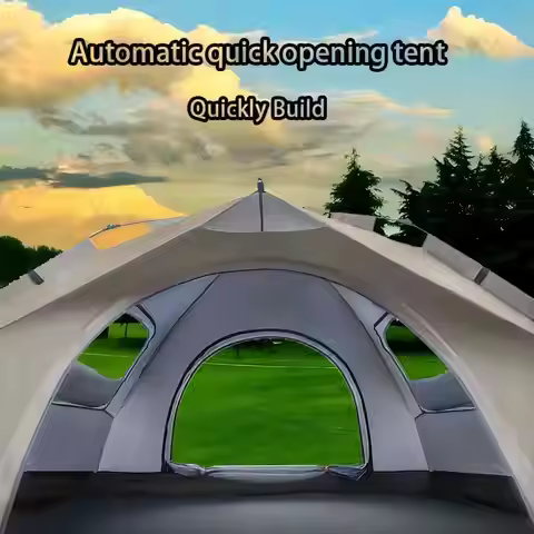 Outdoor shelter Sunshade Self-driving Travel Camping Tent Reactive outdoor Camping tent 4 person wat