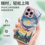Three-Dimensional Oil Painting Whale Epoxy Phone Case