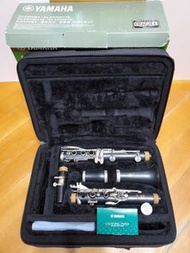 單簧管 YCL-255 (YCL255) Clarinet Yamaha 入門級 疫情 主要在家中    上學校樂器班網課用, 新淨如圖 {衛生原因, 4C 橡膠吹咀請自行另配, 舊的不會跟在盒內 }