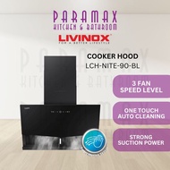 LIVINOX Cooker Hood LCH-NITE-90BL Slanted Hood
