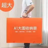 [Neat Storage] Portable Double Buckle A1 Poster Book Folder Information Book 2K Engineering Paper Dr