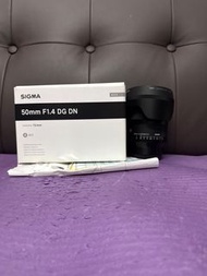 完美無瑕  香港行貨有保養 2026-6 Sigma 50 50mm F1.4 DG DN  Sony FE Mount 最新款