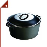 Lodge : LDGL8DOLKPLT* หม้อเหล็ก Cast Iron Dutch Oven 5 Quart