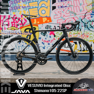 จักรยานเสือหมอบ JAVA รุ่น VESUVIO Integrated Disc (ตัวถังคาร์บอนชุดเกียร์ Shimano 105)