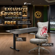 TTRacing Tivon Dual Motor Smart Standing Desk Gaming Table Study Working Office Adjustable Desk Meja
