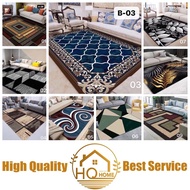 5D Living Room Velvet Carpet Velvet Rug Home Decor L/XL / Karpet Hiasan Ruang Tamu Bilik Corak Menar