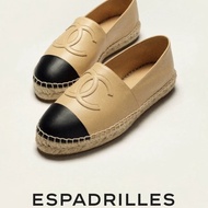 Chanel espadrilles草編鞋