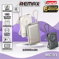 【3C Certified】Remax MC-01 10000mAh Powerbank 22.5W Fast Charging Power Bank Magnetic Wireless Pawer 