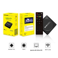 Google TV Fire TV Box MX10-K1 Android 14 Mali-G31 H313 Quad-core Wi-Fi 2.4G / BT5.0 กล่องทีวี Androi