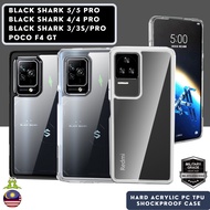 Hard PC Side TPU Case for Black Shark 5 Pro 5 4 Pro 4  3 Pro 3S 3 Poco F4 GT Shockproof Bumper Phone Case Cover Casing