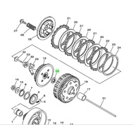 WASHER MANGKUK CLUTCH YAMAHA LC 135 SS/ES  NEW & ORIGINAL YAMAHA 🇹🇭