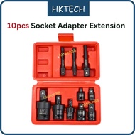 10 Biji Shaft dan Socket Adaptor Extention CR MO Heavy Duty Tools
