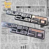 Honda Super Cub 50 Chest Panel Battery Hub Emblem Logo – Pair Kiri and Right with Adhesive