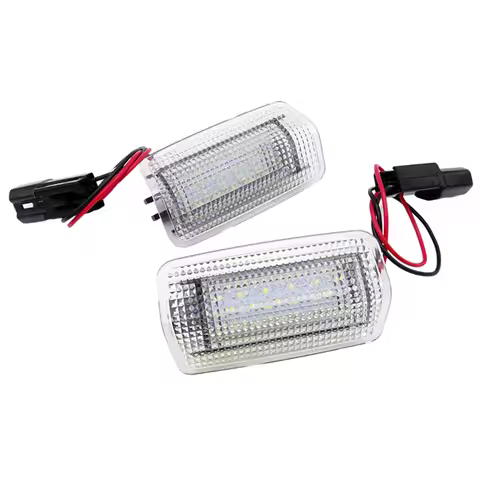 2Pcs Entry LED Light Car Door Courtesy Lamp For Toyota Prius 20 30 50 Camry 40 50 55 70 Harrier 30 6