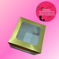 9x9x3” Cake Box 10 pcs – For Petite Cakes & Sweet Moments
