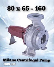 pompa milano centrifugal sus 316 &amp; sus 304/cast iron 80 x 65 - 160 - sus 316