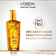 LOreal Paris Elseve Extraordinary Oil Gold Hair Treatment Serum 100ml & 30ml -  Rambut Halus Berkila