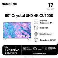 Samsung Smart TV 50 inch 50CU7000 Crystal UHD 4K UA50CU7000 50"