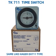 TKK 240V AC TK711 24hrs Analog Time Timer Switch