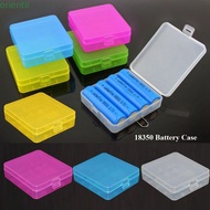 ORIENMY Battery , Anti-slip Coloful 18650 Battery Box,  4 AA AA Plastic Battery Box 18350 Battery Ho