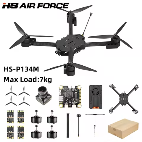 HS Airforce HS-P134M 13 Inch Racing FPV Kit 10KM Long Range RC UAV with Camera Carbon Fiber Quadcopt