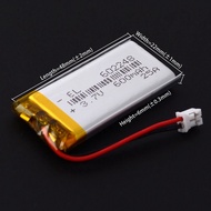 3.7V 1000mAh JST PH 2.0mm 2Pin 602248 Lithium Li-ion Polymer Battery 302248 402248 502248 702248 802