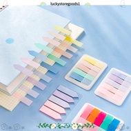 LUCKYSTOREGOODS 125 Sheets Memo Pad Bookmark Stationery Label Novelty Tab Strip Paster Sticker