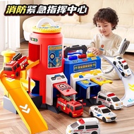 Educational 8 Track 6 Years Old Children Boy Car 3 One Command 7 Large Fire Police Toy Car 4 Parking
