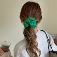 Solid Hair Tie Casual Scrunchies Hair Ties Ponytail Head Accessories Elastic Band Beauty Home Hair A
