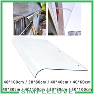 [Simple] Window Canopy Door Awning Porch Shade Transparent PC Material Weatherproof Protection Self-
