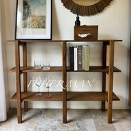 ชั้นวางของ วางหนังสือ ไม้สักเก่า Teakwood book shelf
