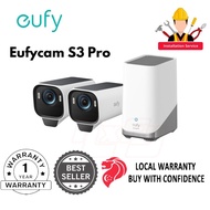eufy eufyCam S3 Pro Solar Camera Outdoor Wireless 4K Security Camera  Expandable Local Storage cctv 